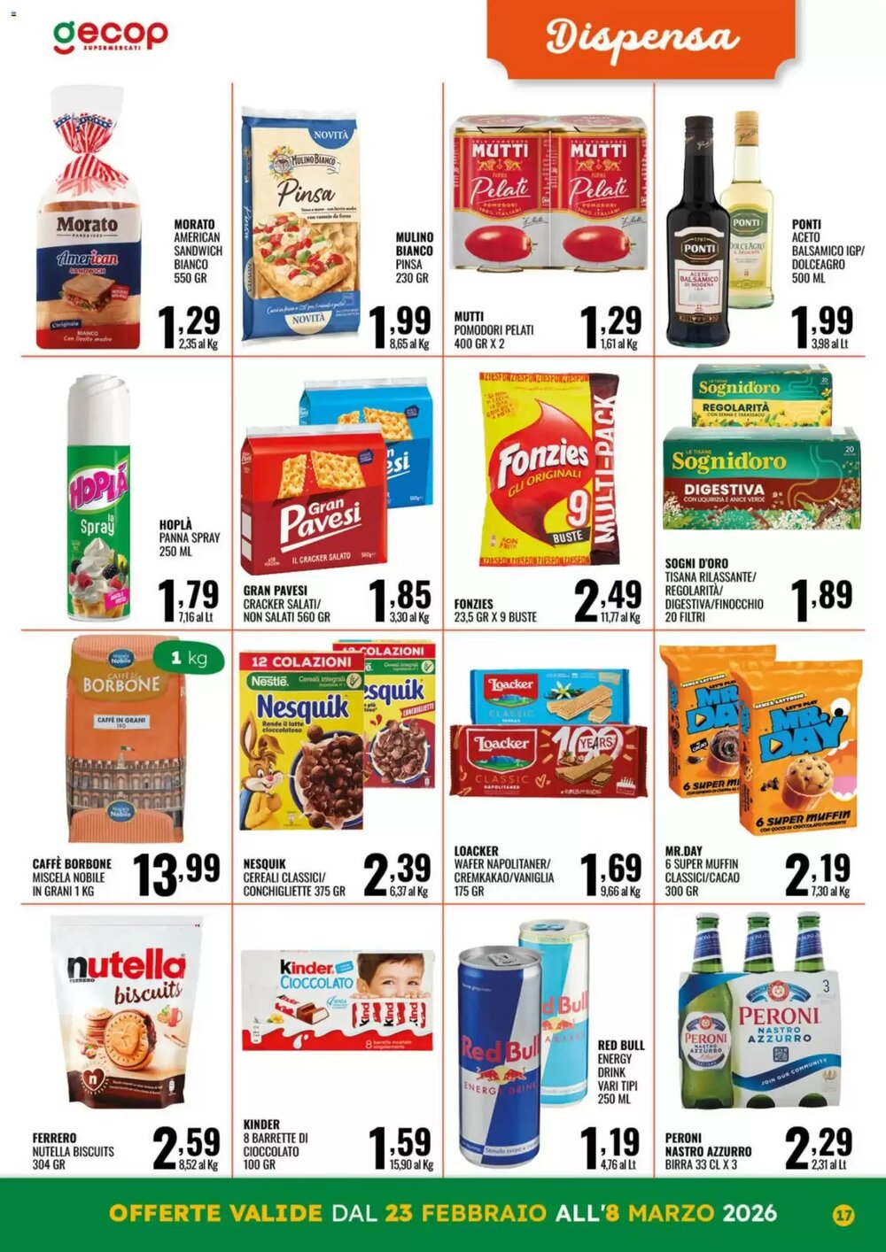 Volantino promozionale Gecop  valide dal 23/02/2026 - Pagina 17.