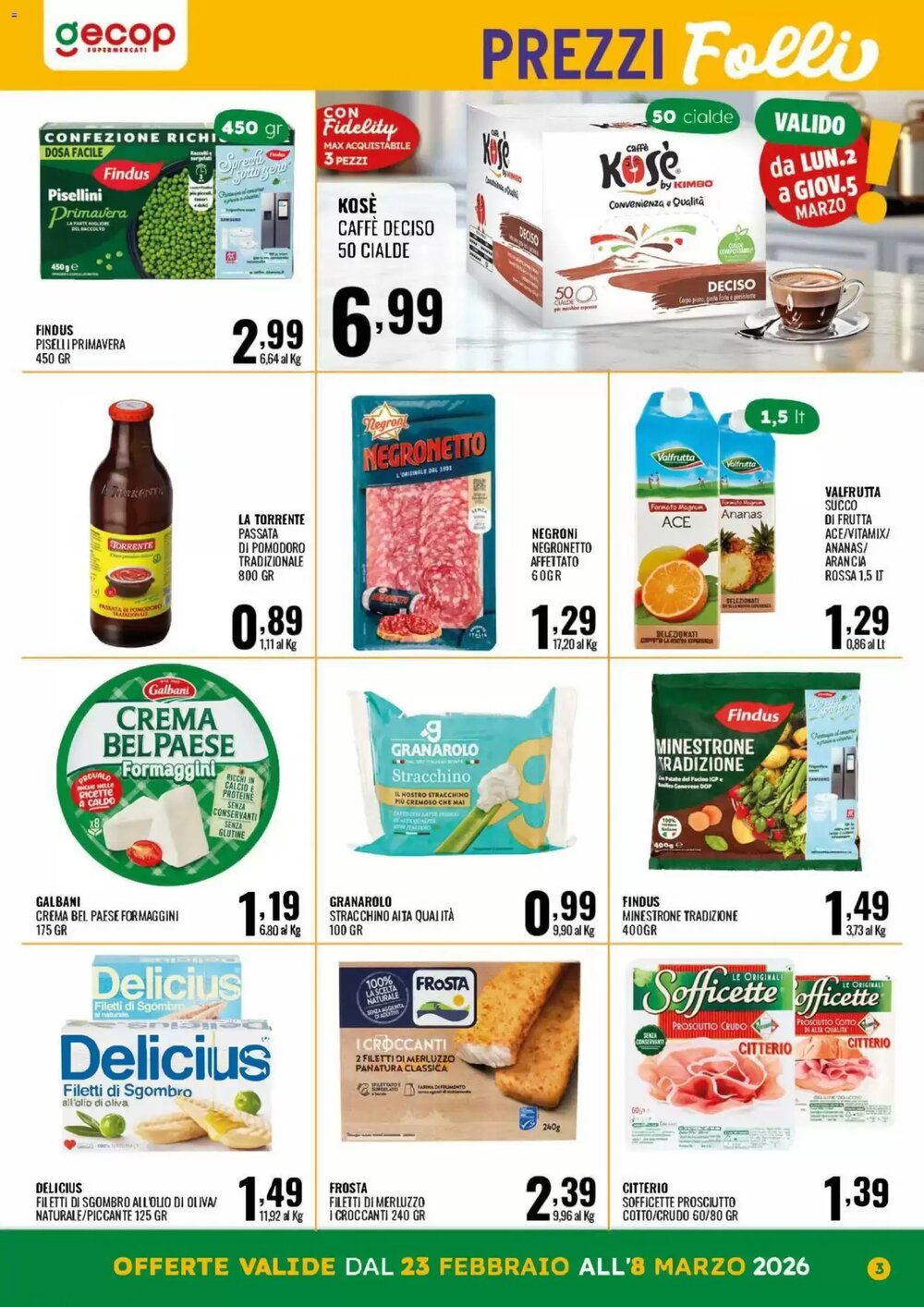 Volantino promozionale Gecop  valide dal 23/02/2026 - Pagina 3.
