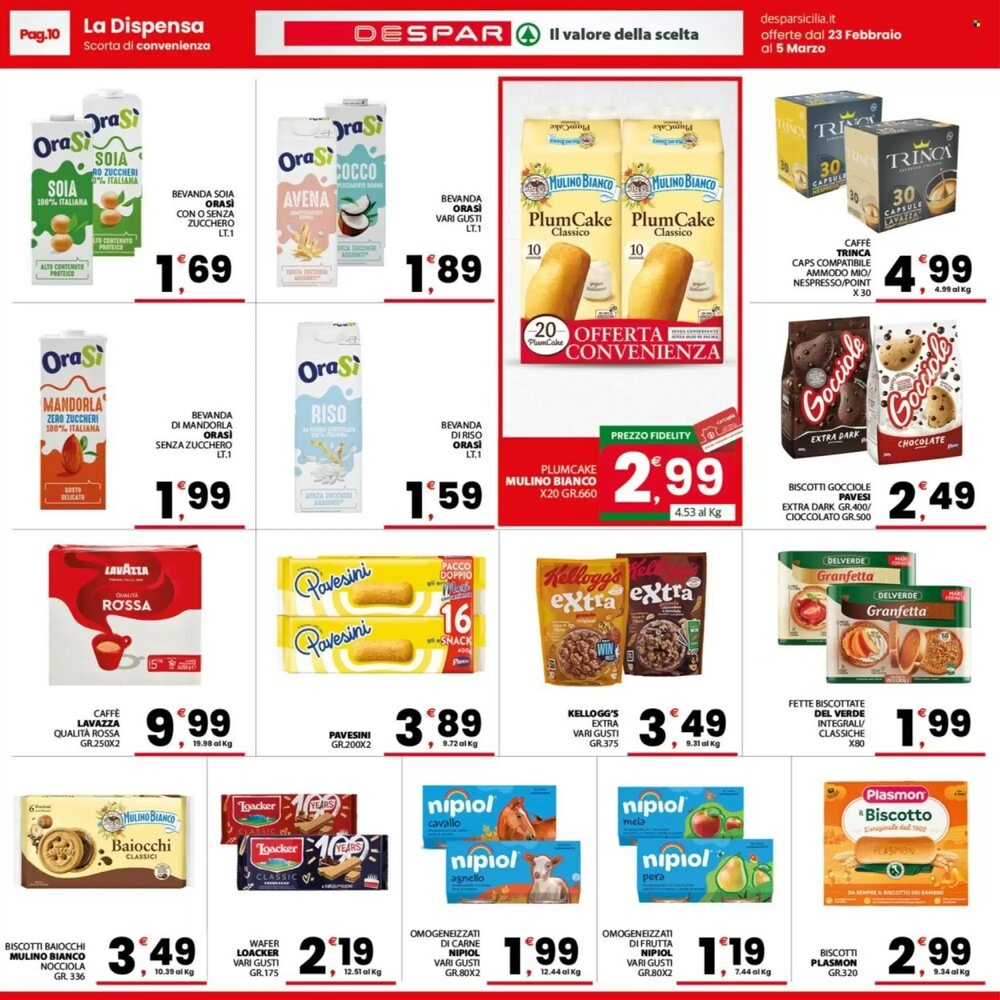 Volantino promozionale Despar Sicilia  valide dal 23/02/2026 - Pagina 10.