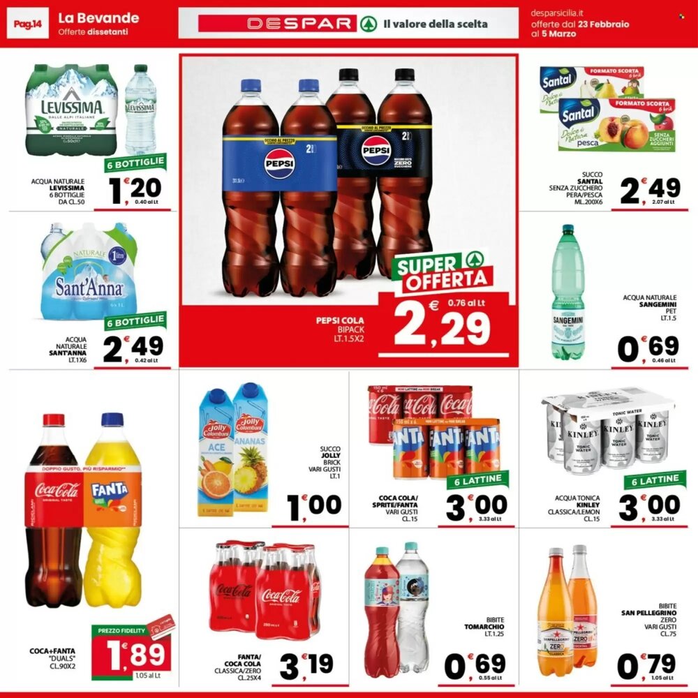 Volantino promozionale Despar Sicilia  valide dal 23/02/2026 - Pagina 14.