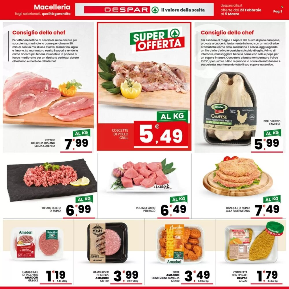 Volantino promozionale Despar Sicilia  valide dal 23/02/2026 - Pagina 3.