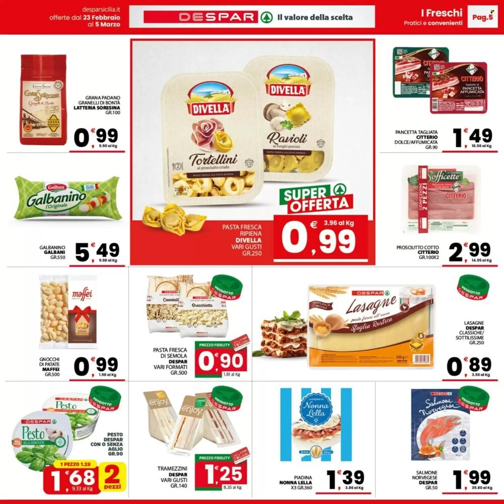Volantino promozionale Despar Sicilia  valide dal 23/02/2026 - Pagina 5.