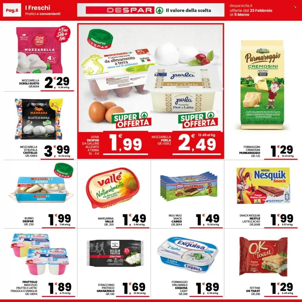 Volantino promozionale Despar Sicilia  valide dal 23/02/2026 - Pagina 6.