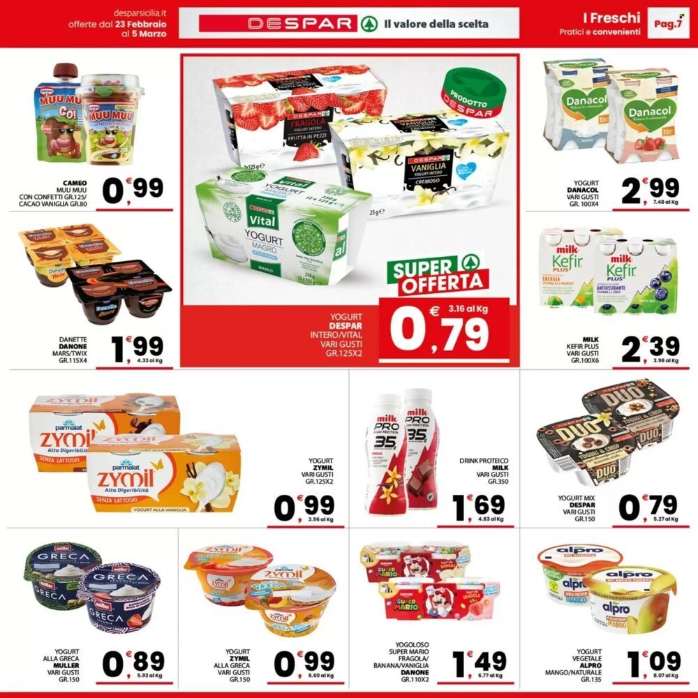 Volantino promozionale Despar Sicilia  valide dal 23/02/2026 - Pagina 7.