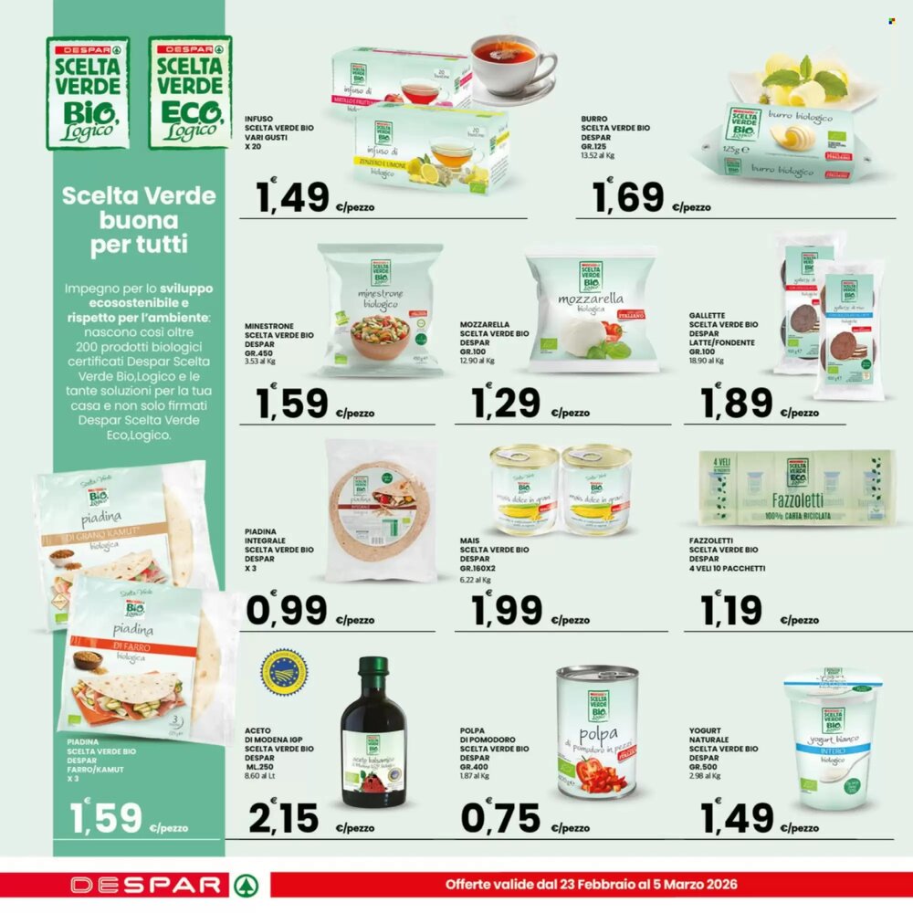 Volantino promozionale Despar Sicilia  valide dal 23/02/2026 - Pagina 9.