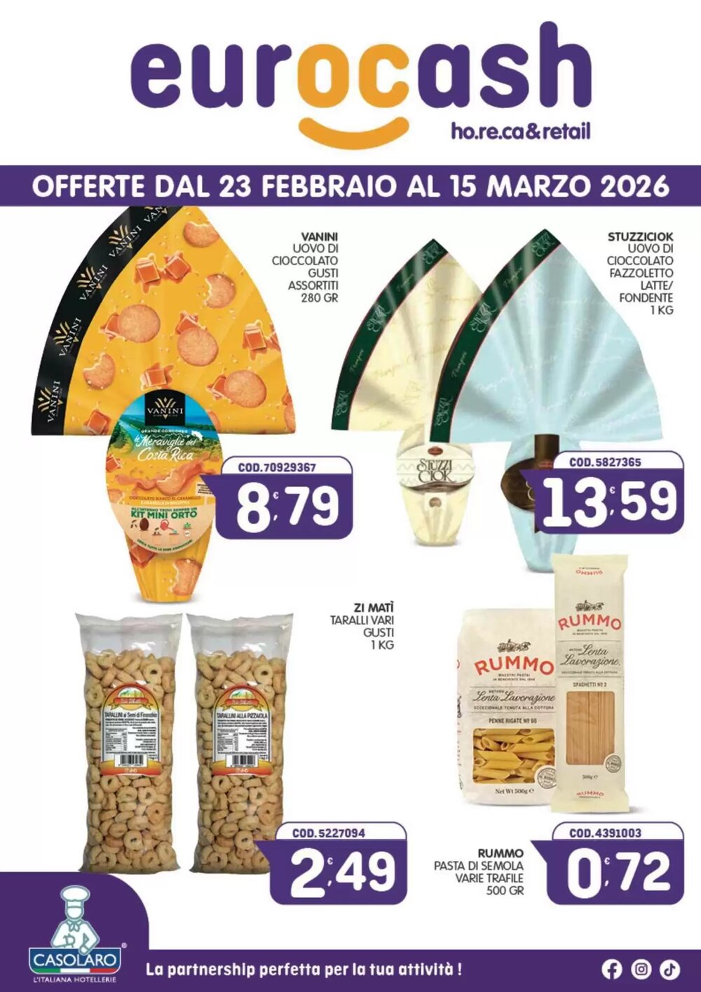 Volantino promozionale Eurocash  valide dal 23/02/2026 - Pagina 1.