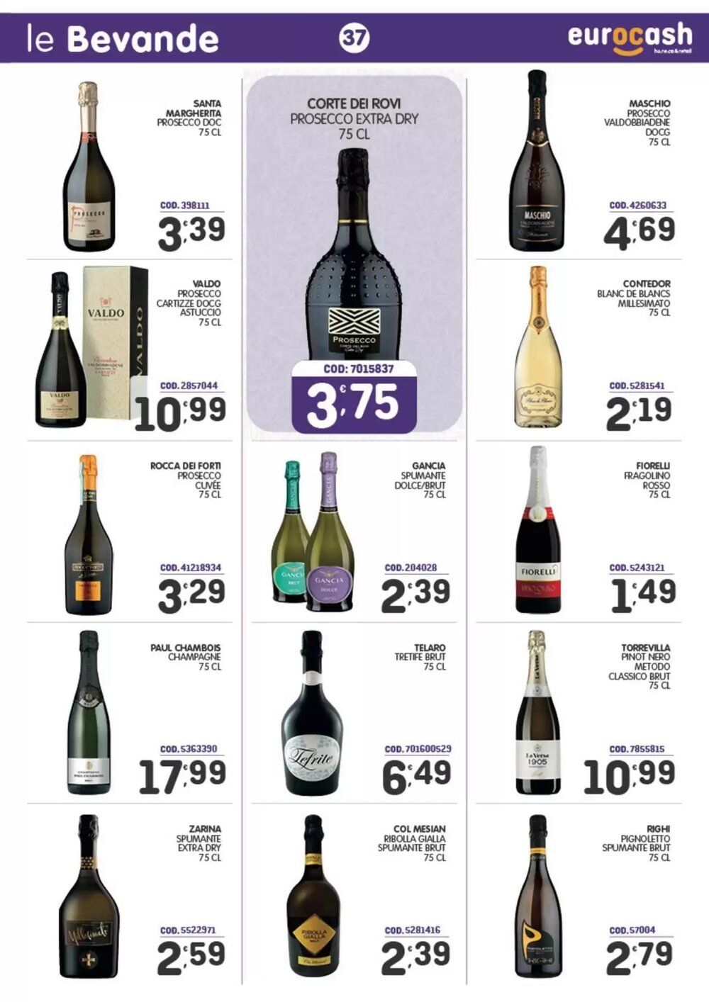 Volantino promozionale Eurocash  valide dal 23/02/2026 - Pagina 37.