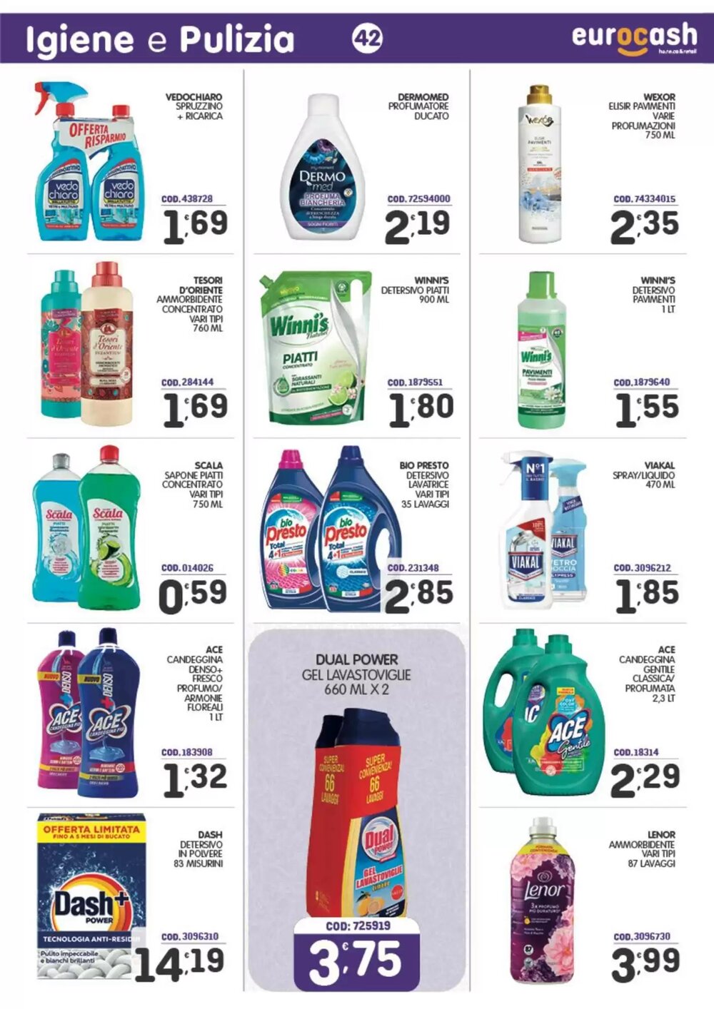 Volantino promozionale Eurocash  valide dal 23/02/2026 - Pagina 42.