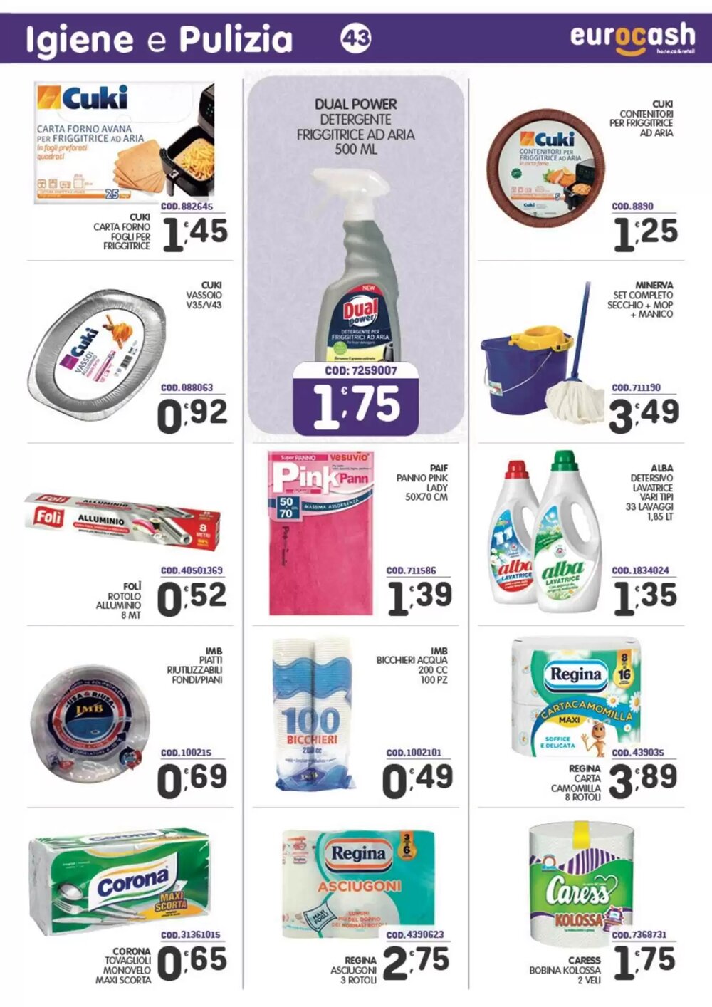 Volantino promozionale Eurocash  valide dal 23/02/2026 - Pagina 43.