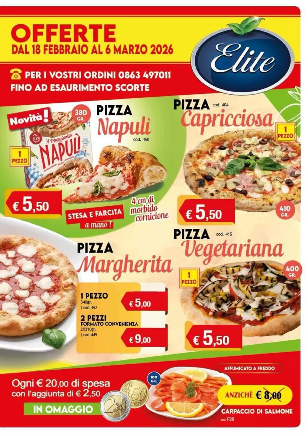 Volantino promozionale Elite  valide dal 23/02/2026 - Pagina 1.