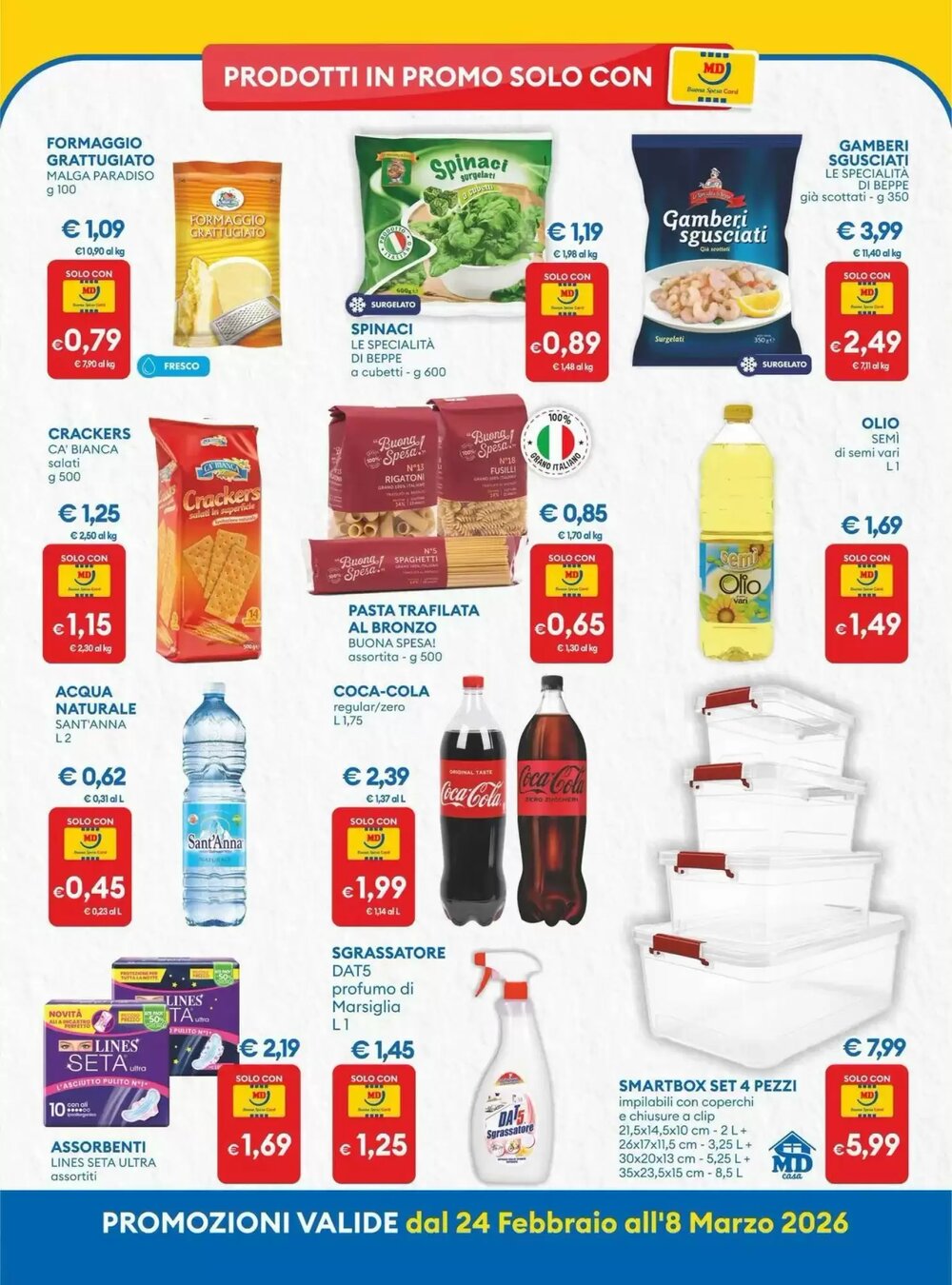 Volantino promozionale MD Discount  valide dal 23/02/2026 - Pagina 14.