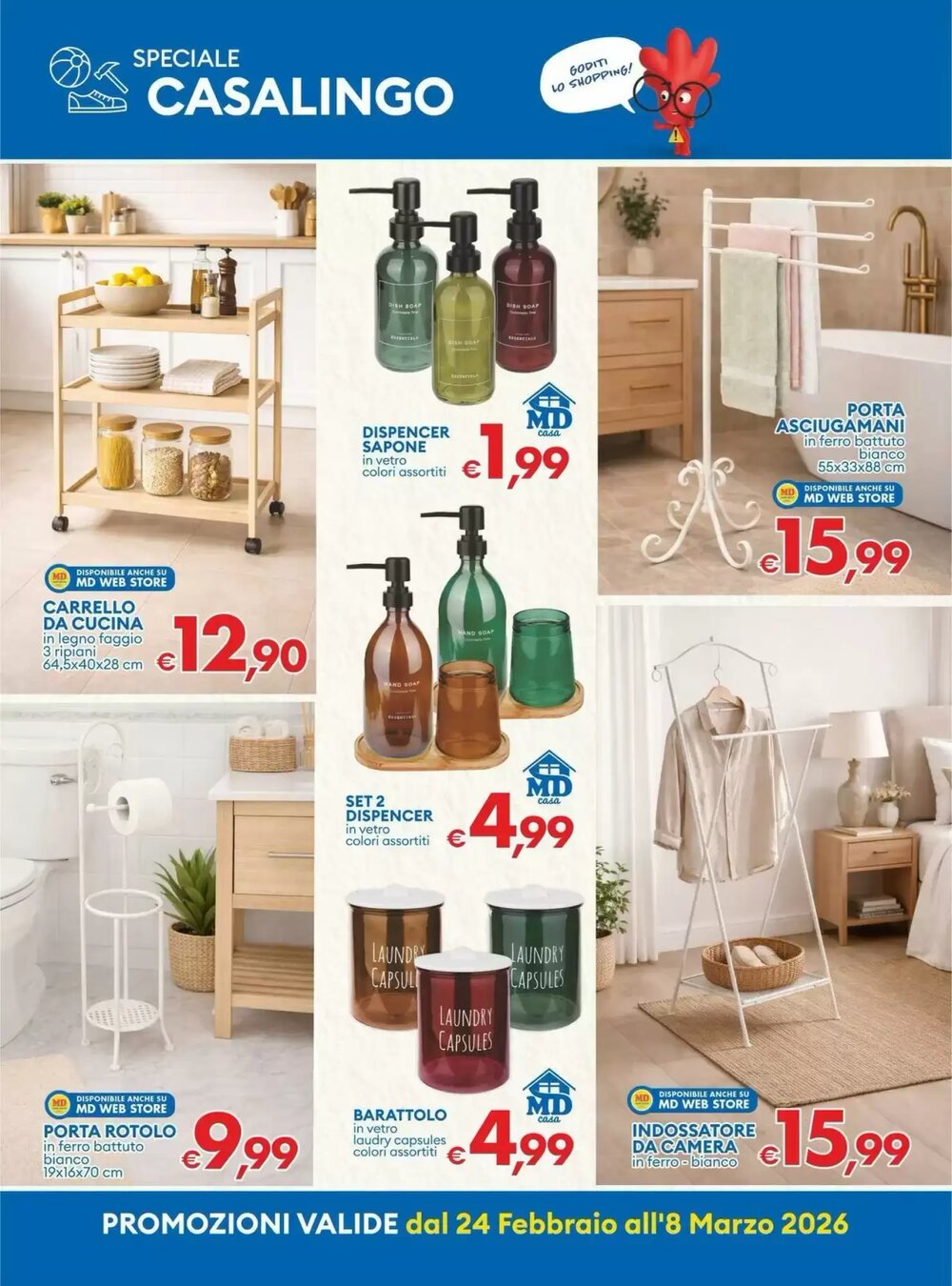 Volantino promozionale MD Discount  valide dal 23/02/2026 - Pagina 19.