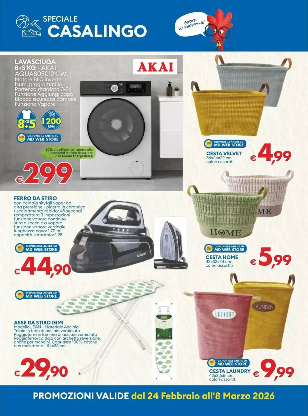 Volantino promozionale MD Discount  valide dal 23/02/2026 - Pagina 21.