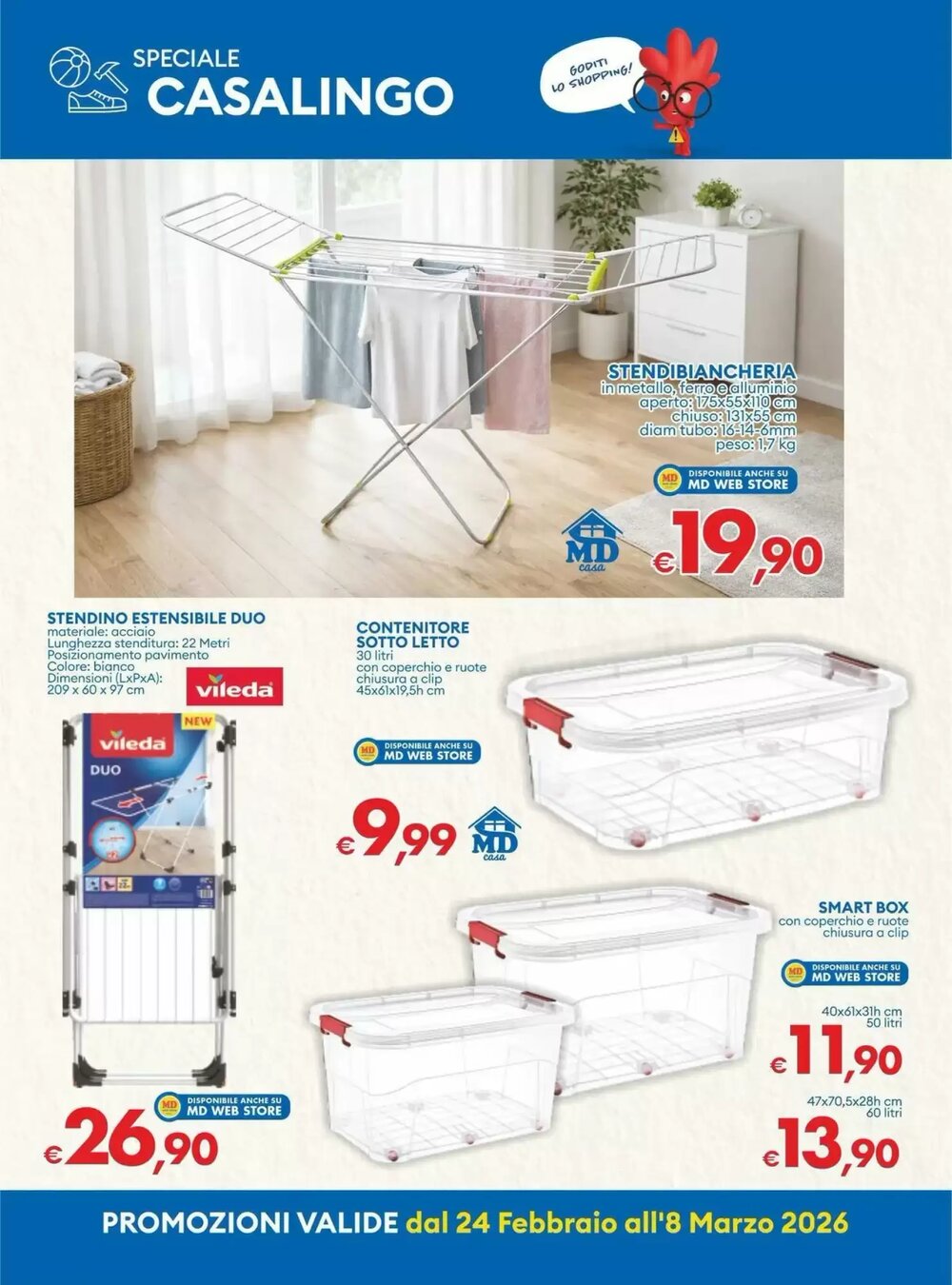 Volantino promozionale MD Discount  valide dal 23/02/2026 - Pagina 23.