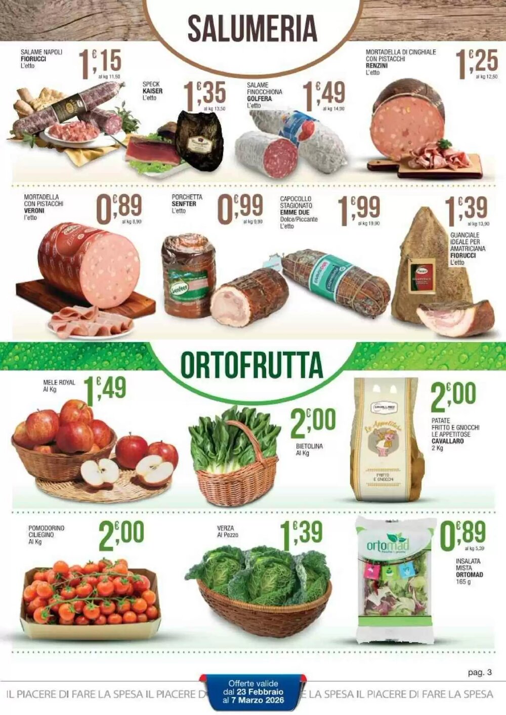 Volantino promozionale Sidis  valide dal 23/02/2026 - Pagina 3.