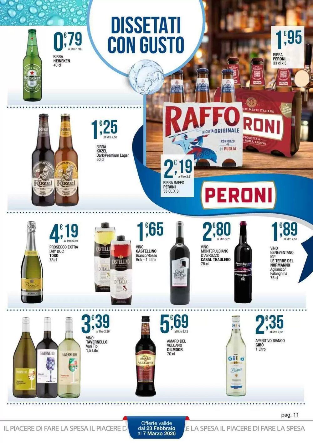 Volantino promozionale Sidis  valide dal 23/02/2026 - Pagina 11.