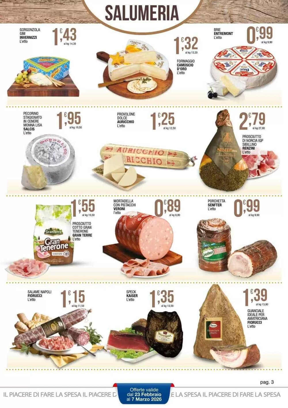 Volantino promozionale Sidis  valide dal 23/02/2026 - Pagina 3.