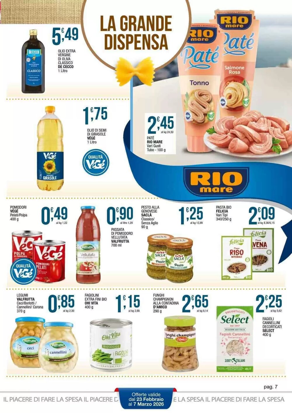 Volantino promozionale Sidis  valide dal 23/02/2026 - Pagina 7.