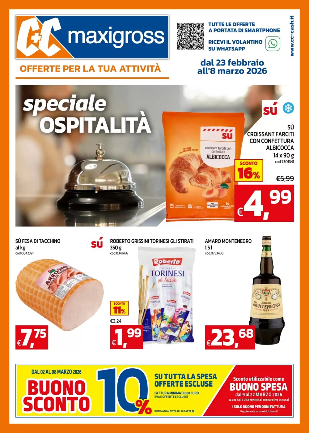 Volantino promozionale C+C maxigross  valide dal 23/02/2026 - Pagina 1.