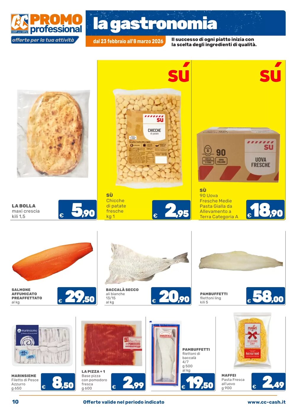 Volantino promozionale C+C Cash and Carry  valide dal 23/02/2026 - Pagina 10.