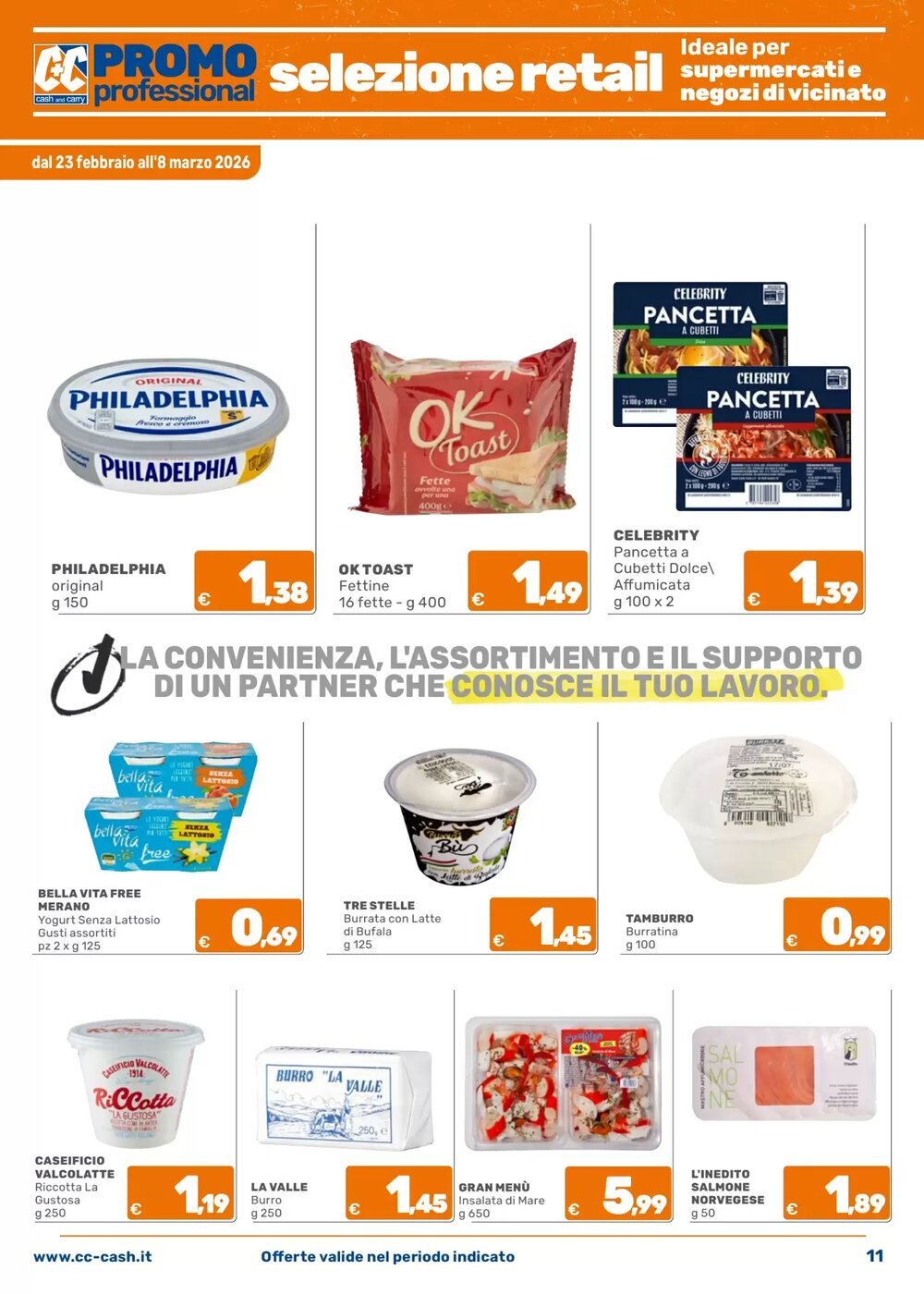 Volantino promozionale C+C Cash and Carry  valide dal 23/02/2026 - Pagina 11.
