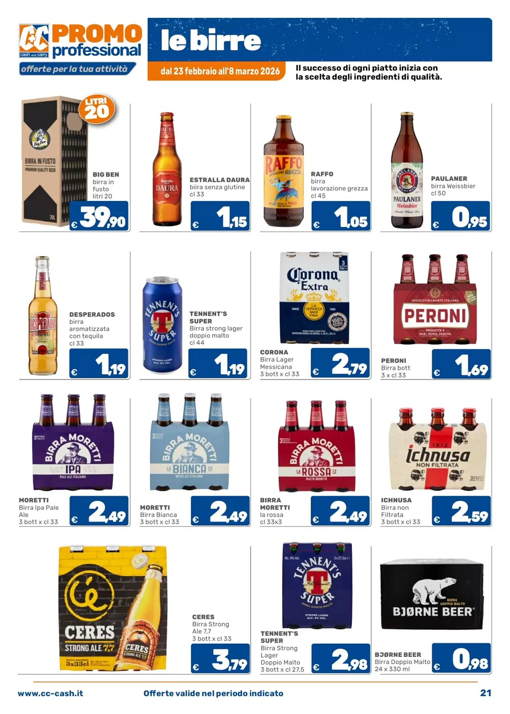 Volantino promozionale C+C Cash and Carry  valide dal 23/02/2026 - Pagina 22.