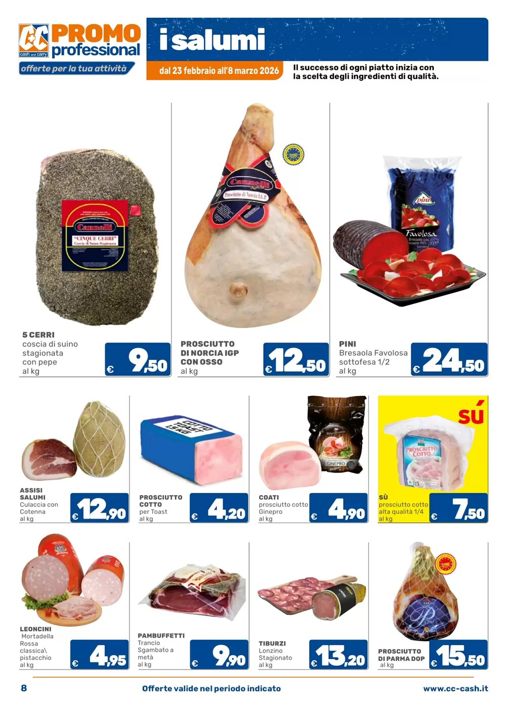 Volantino promozionale C+C Cash and Carry  valide dal 23/02/2026 - Pagina 8.