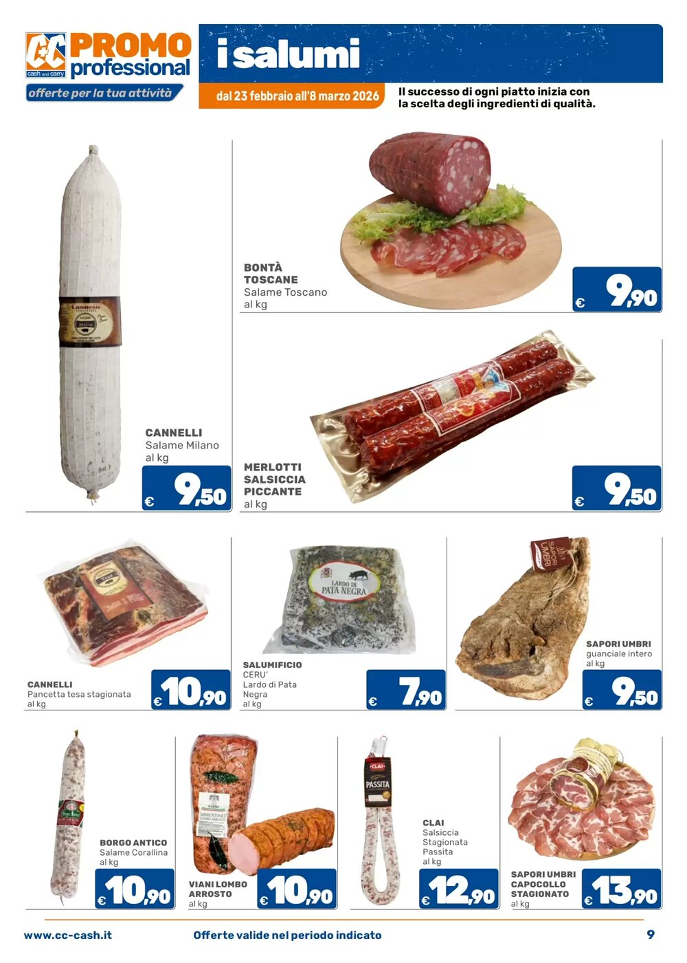 Volantino promozionale C+C Cash and Carry  valide dal 23/02/2026 - Pagina 9.
