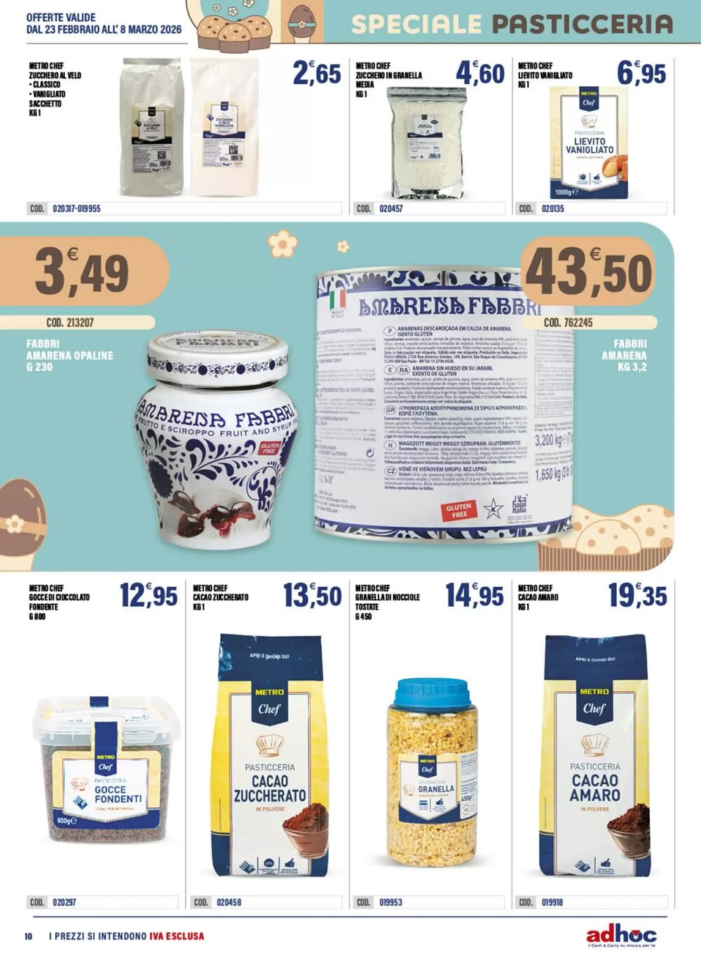 Volantino promozionale Adhoc  valide dal 23/02/2026 - Pagina 10.
