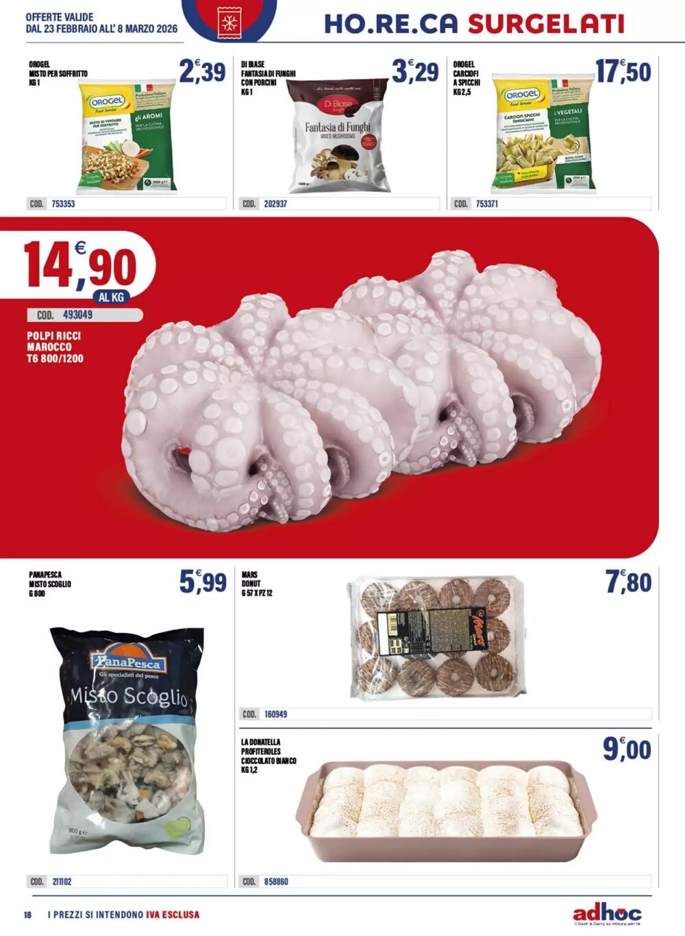 Volantino promozionale Adhoc  valide dal 23/02/2026 - Pagina 18.