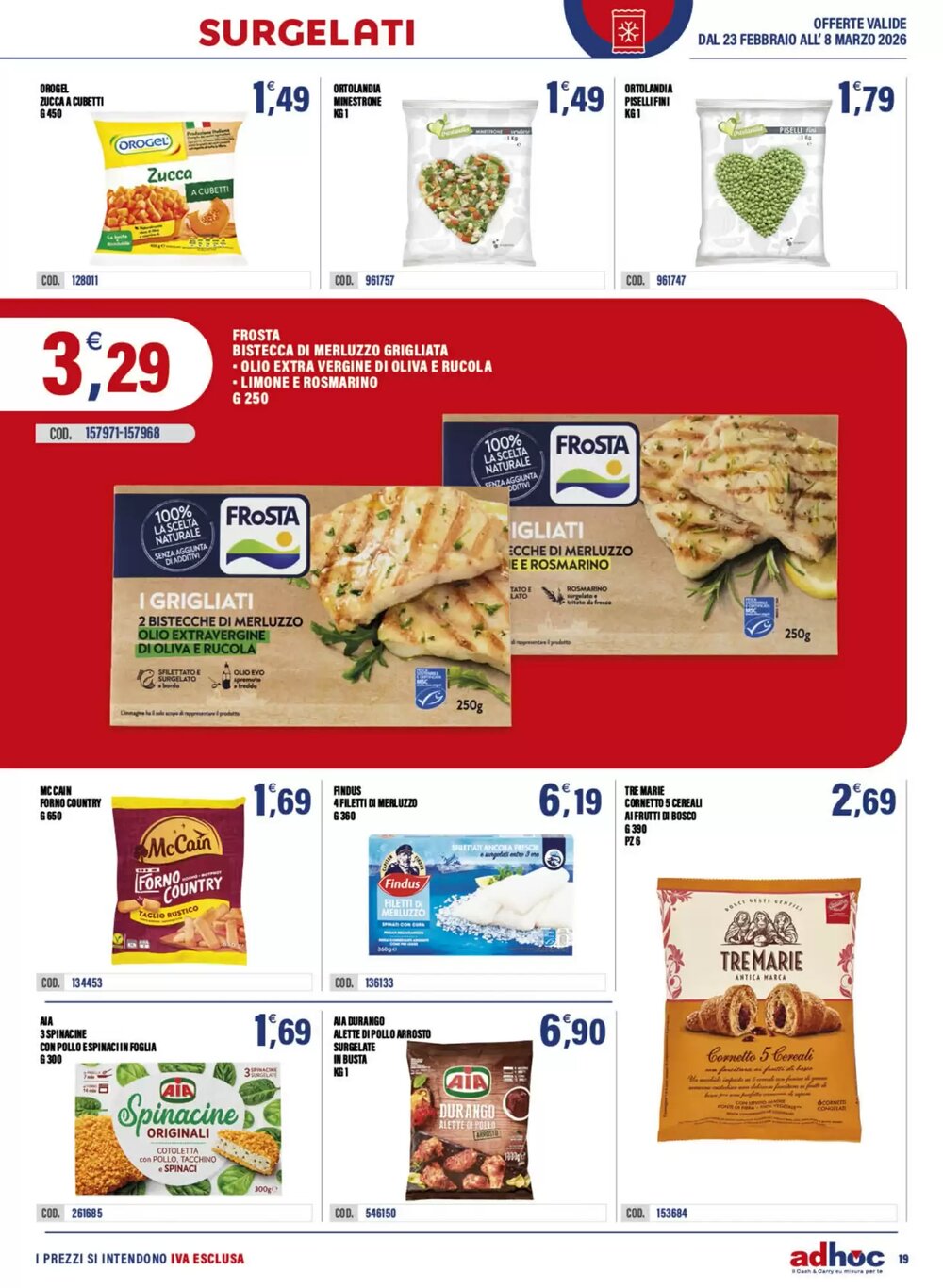Volantino promozionale Adhoc  valide dal 23/02/2026 - Pagina 19.