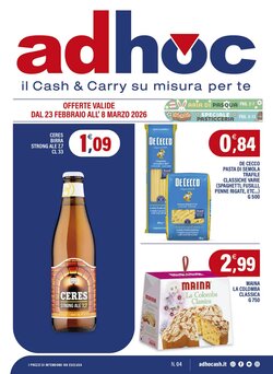 Volantino promozionale Adhoc  valide dal 23/02/2026