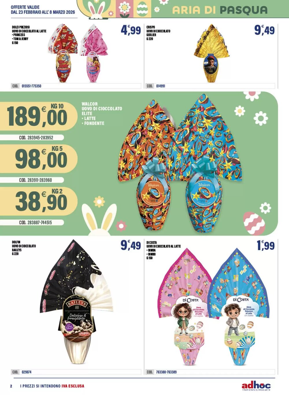 Volantino promozionale Adhoc  valide dal 23/02/2026 - Pagina 2.