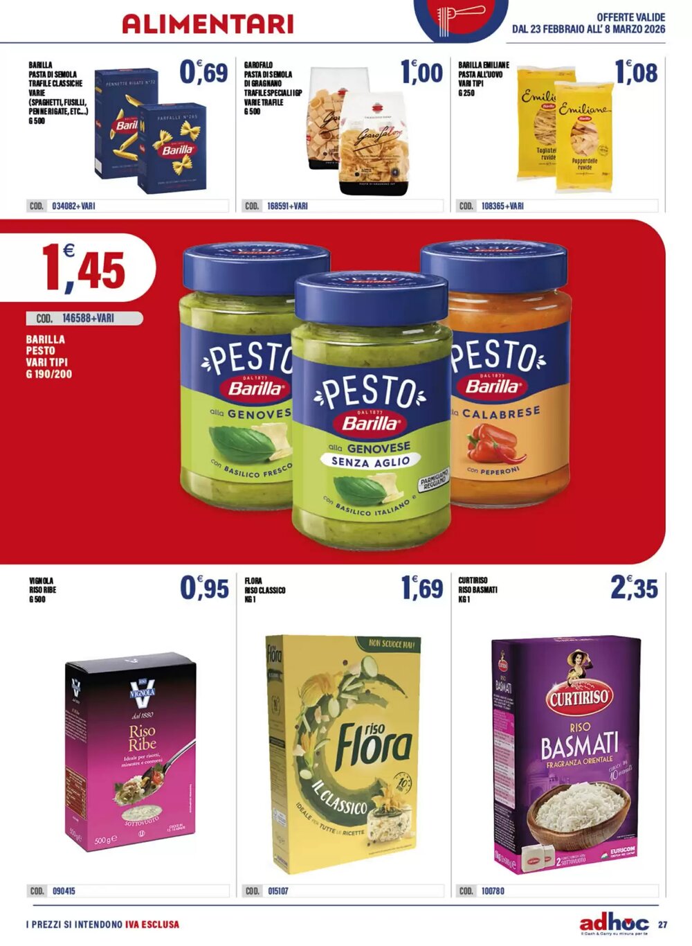 Volantino promozionale Adhoc  valide dal 23/02/2026 - Pagina 27.