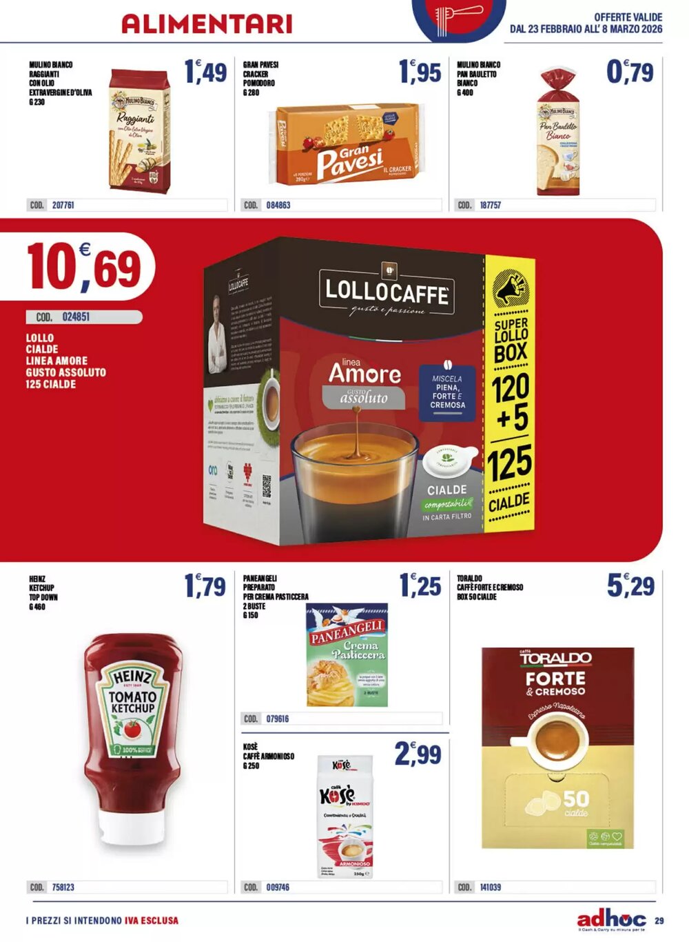 Volantino promozionale Adhoc  valide dal 23/02/2026 - Pagina 29.