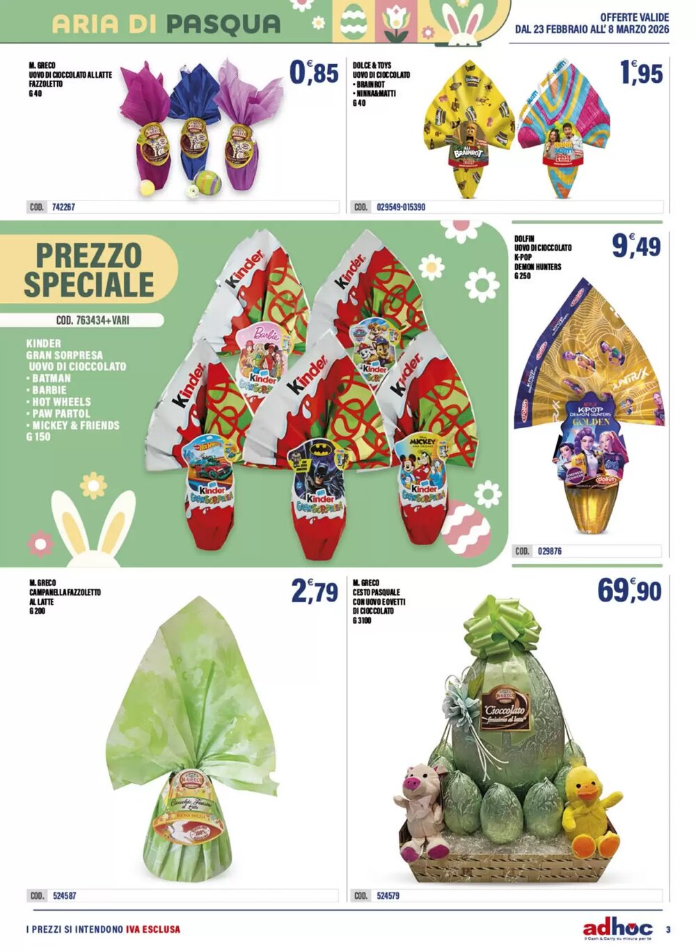 Volantino promozionale Adhoc  valide dal 23/02/2026 - Pagina 3.