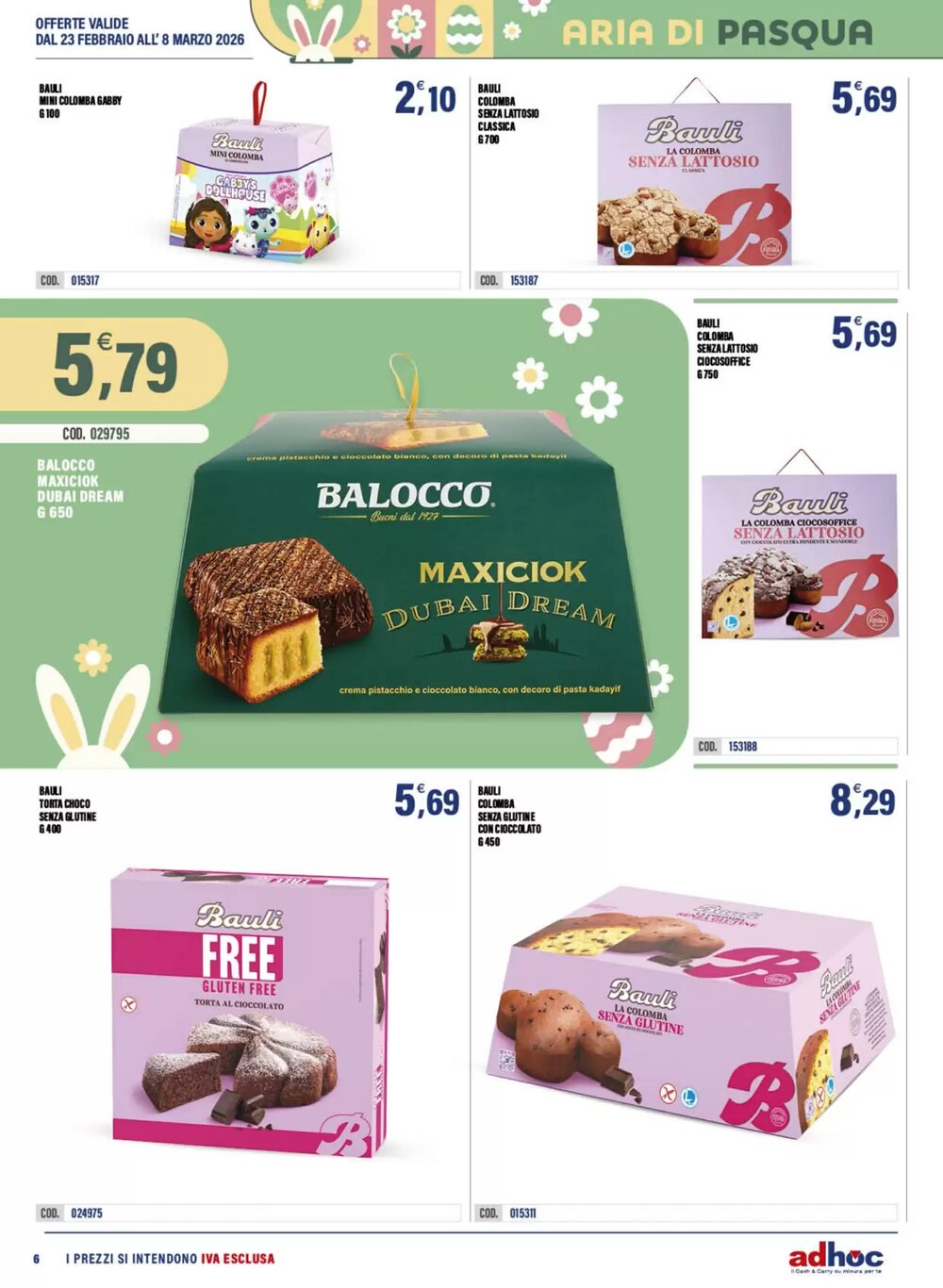 Volantino promozionale Adhoc  valide dal 23/02/2026 - Pagina 6.