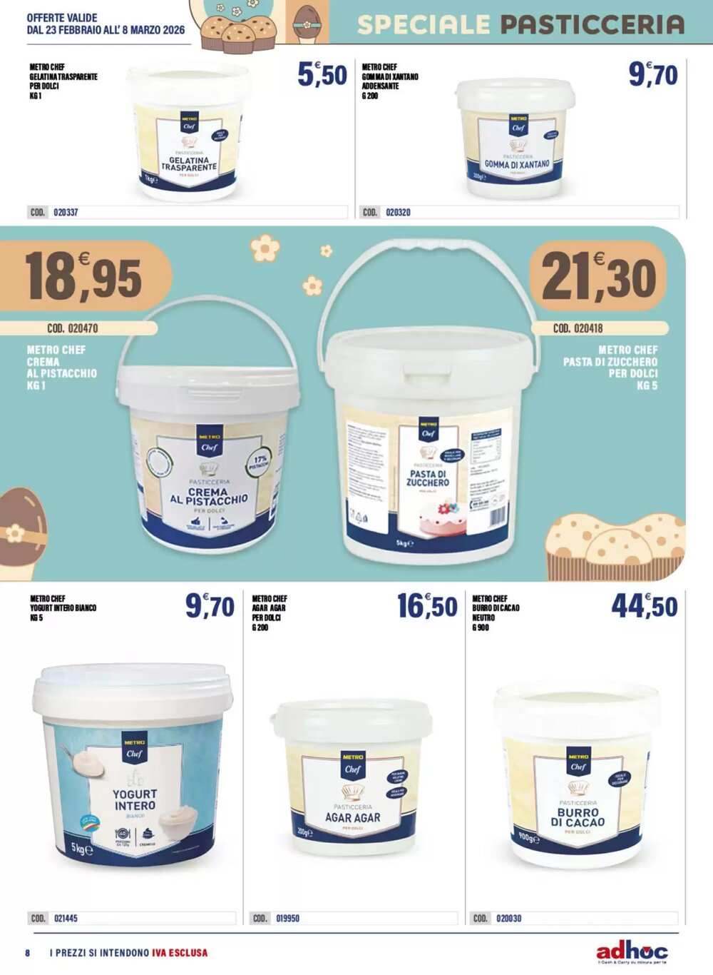 Volantino promozionale Adhoc  valide dal 23/02/2026 - Pagina 8.