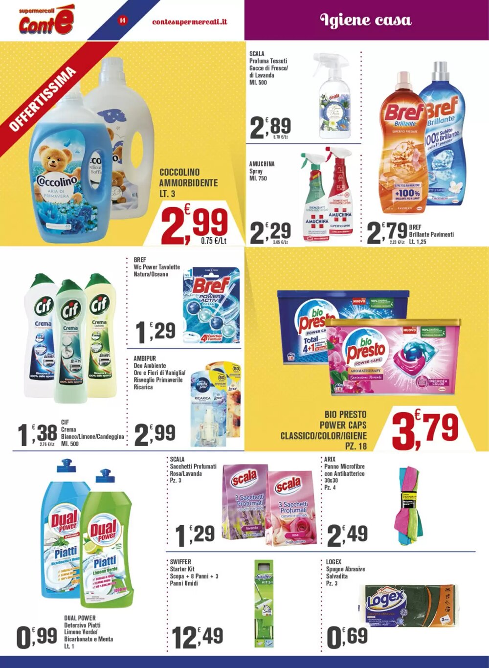 Volantino promozionale Conté Supermercati  valide dal 23/02/2026 - Pagina 14.