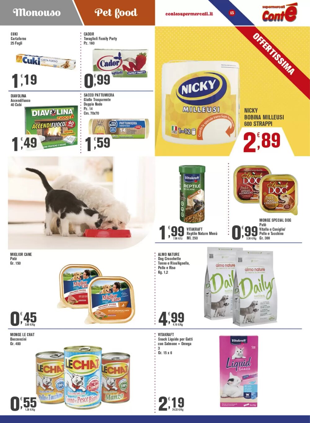 Volantino promozionale Conté Supermercati  valide dal 23/02/2026 - Pagina 15.