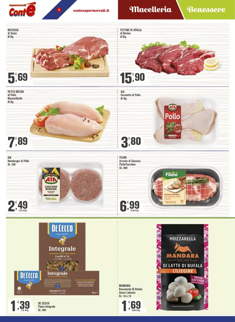 Volantino promozionale Conté Supermercati  valide dal 23/02/2026 - Pagina 4.