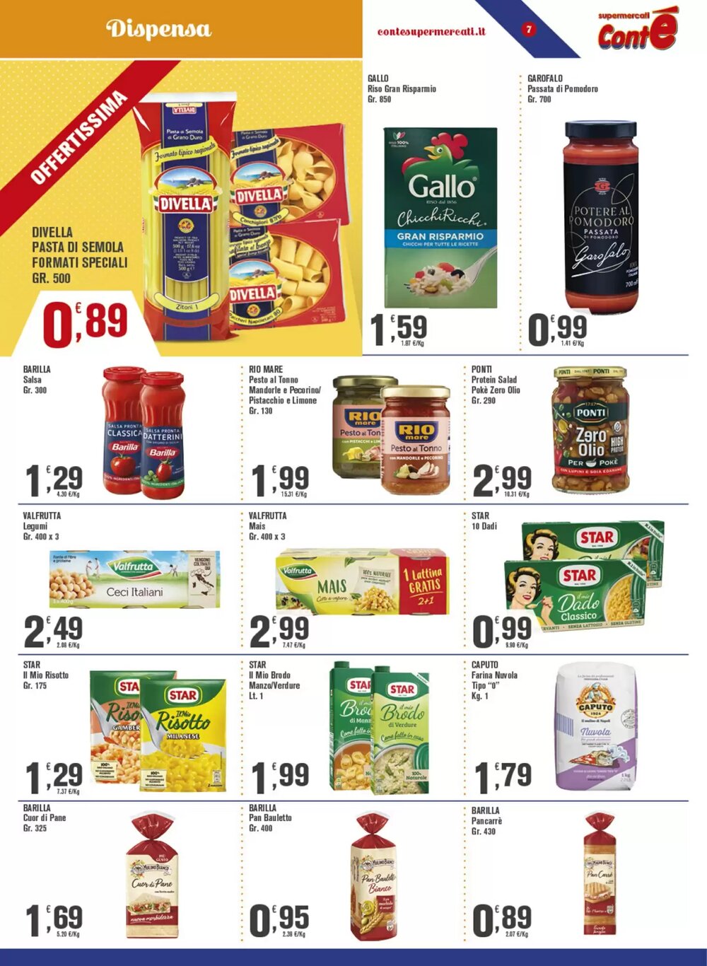 Volantino promozionale Conté Supermercati  valide dal 23/02/2026 - Pagina 7.