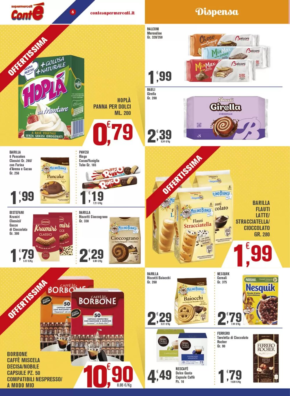 Volantino promozionale Conté Supermercati  valide dal 23/02/2026 - Pagina 8.