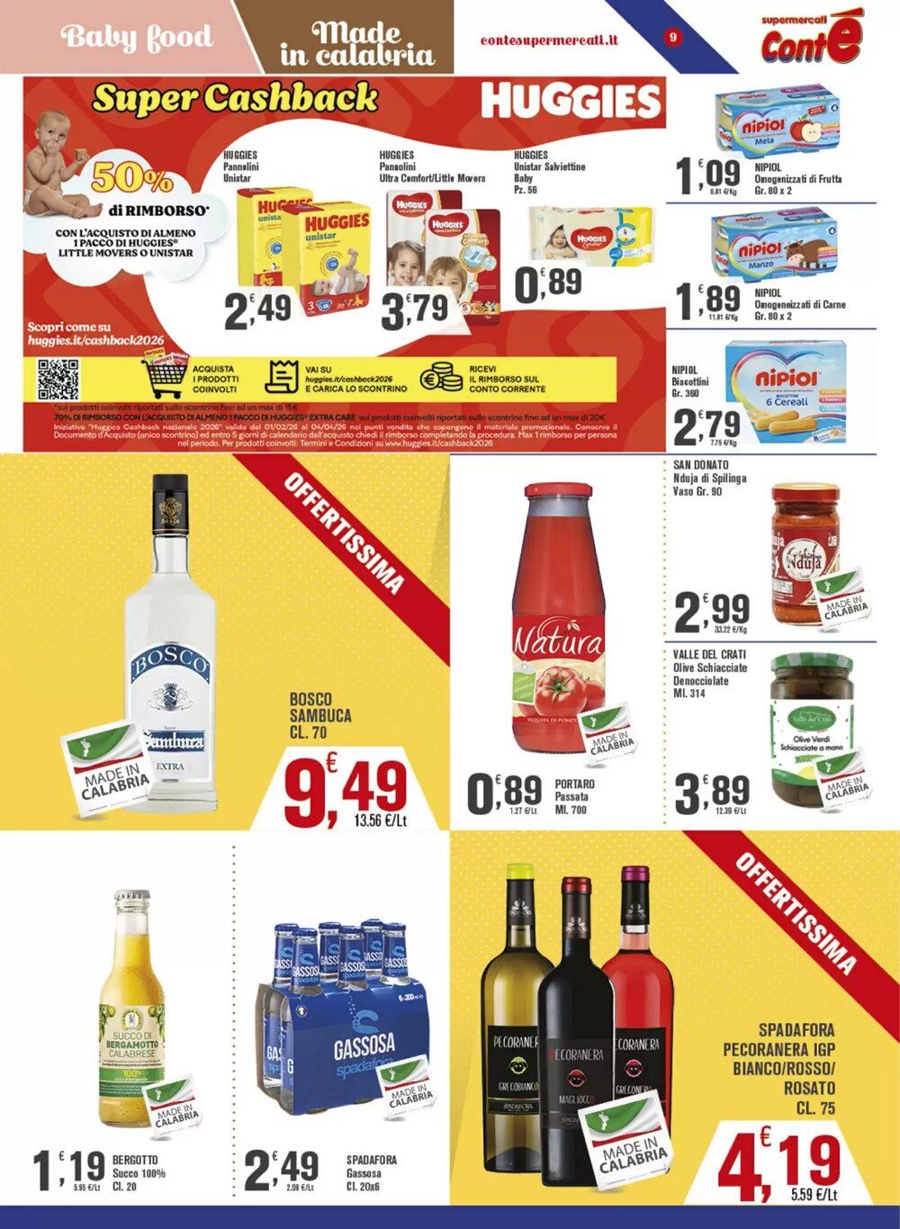 Volantino promozionale Conté Supermercati  valide dal 23/02/2026 - Pagina 9.