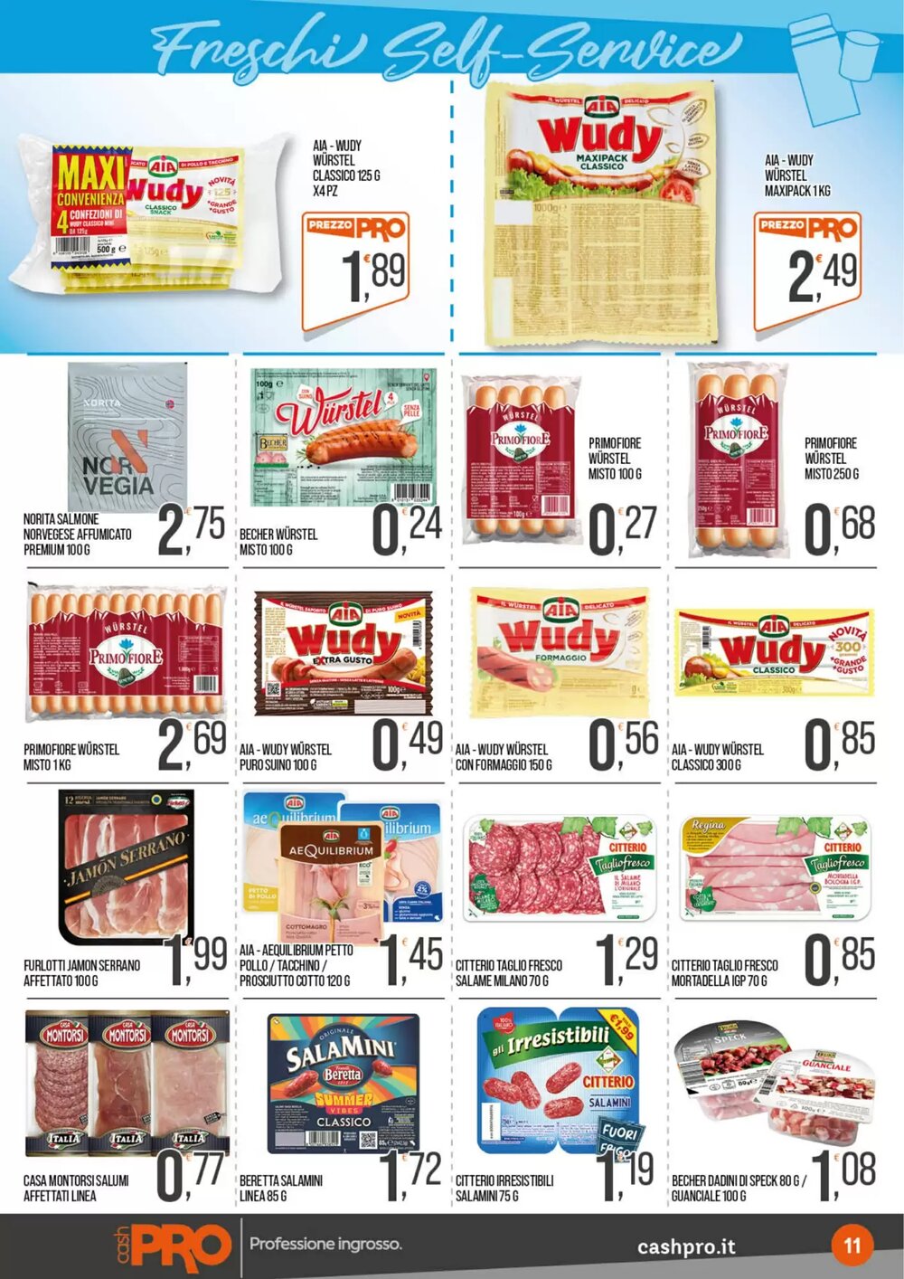 Volantino promozionale Cash pro  valide dal 23/02/2026 - Pagina 11.