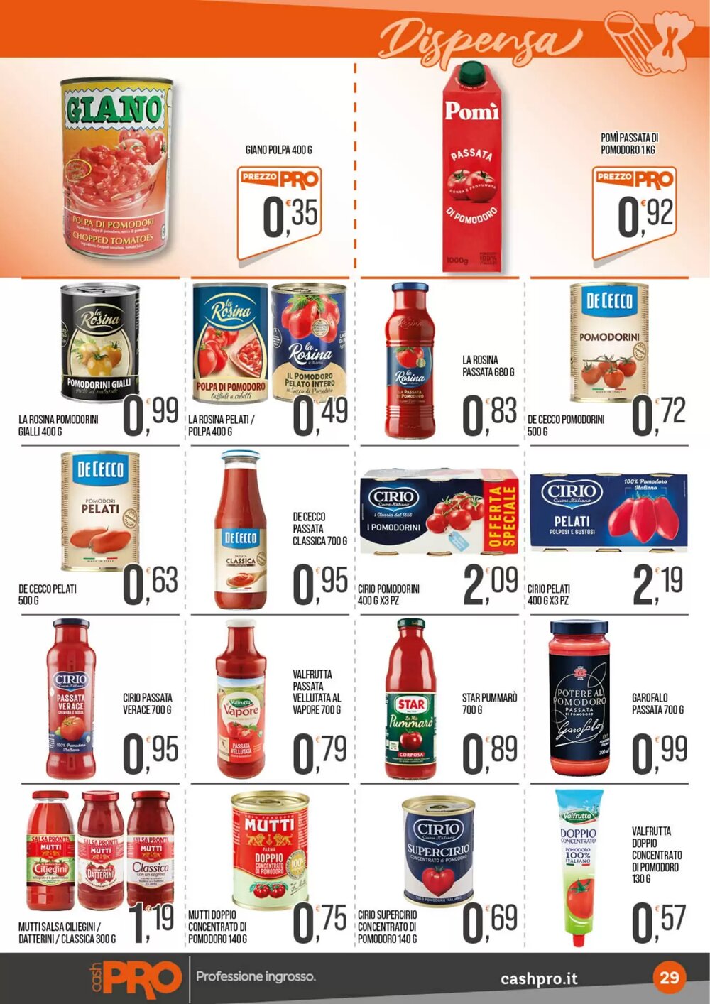 Volantino promozionale Cash pro  valide dal 23/02/2026 - Pagina 29.