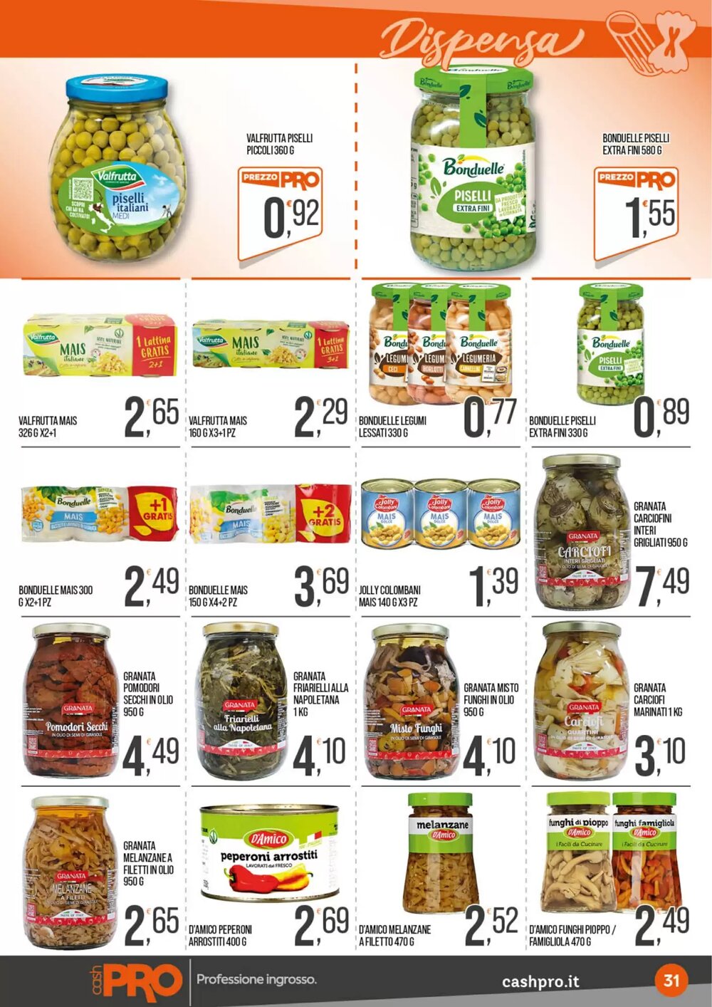 Volantino promozionale Cash pro  valide dal 23/02/2026 - Pagina 31.