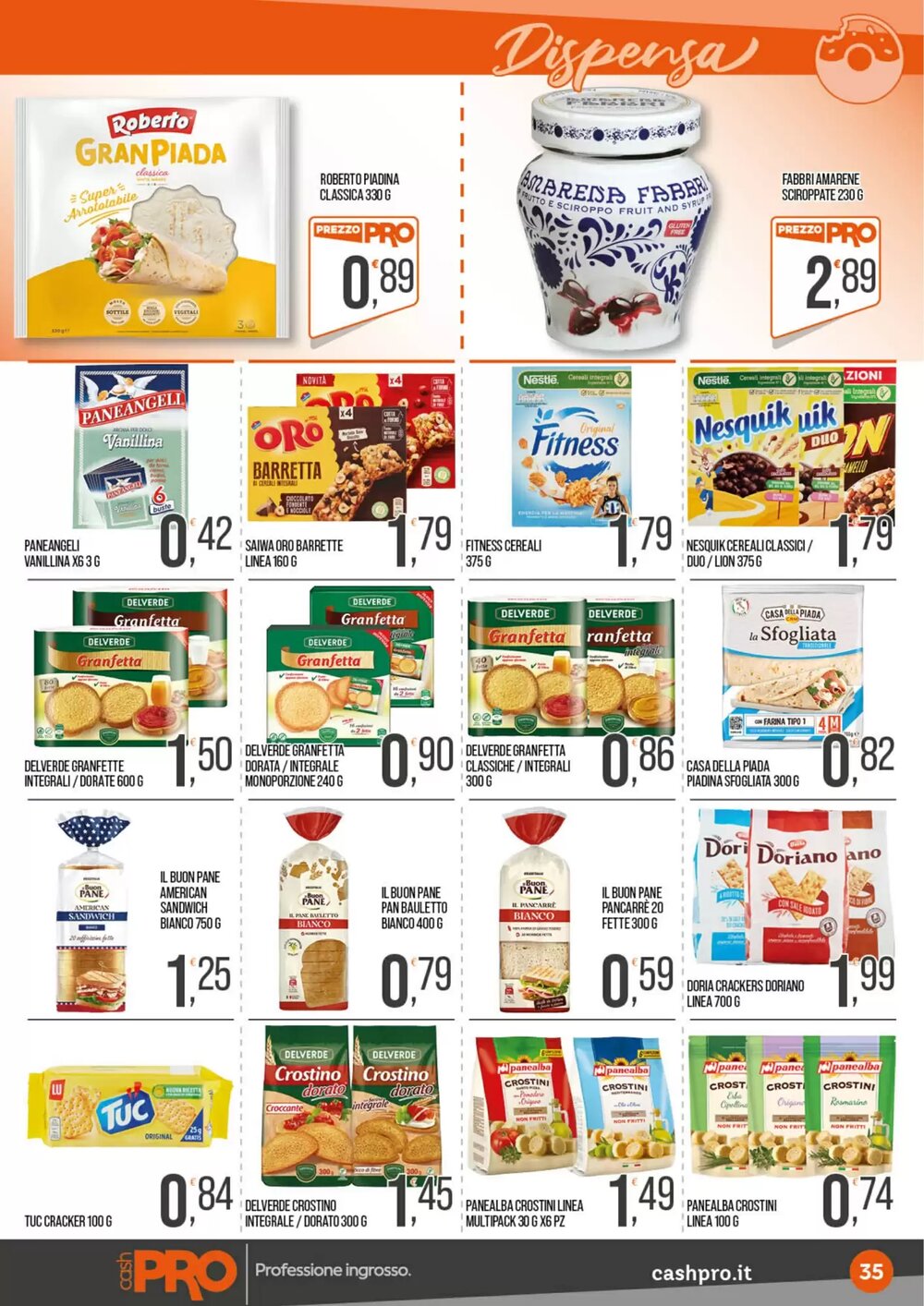 Volantino promozionale Cash pro  valide dal 23/02/2026 - Pagina 35.