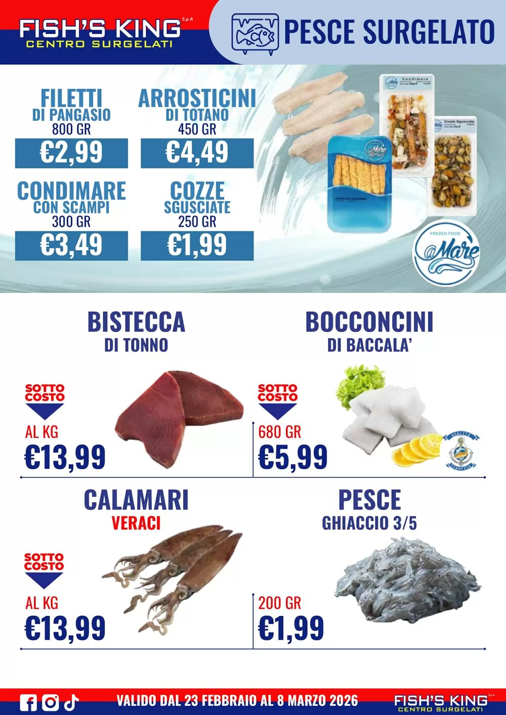 Volantino promozionale Fish's King  valide dal 23/02/2026 - Pagina 2.