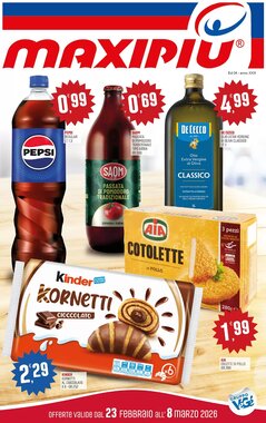 Volantino promozionale Maxipiù  valide dal 23/02/2026